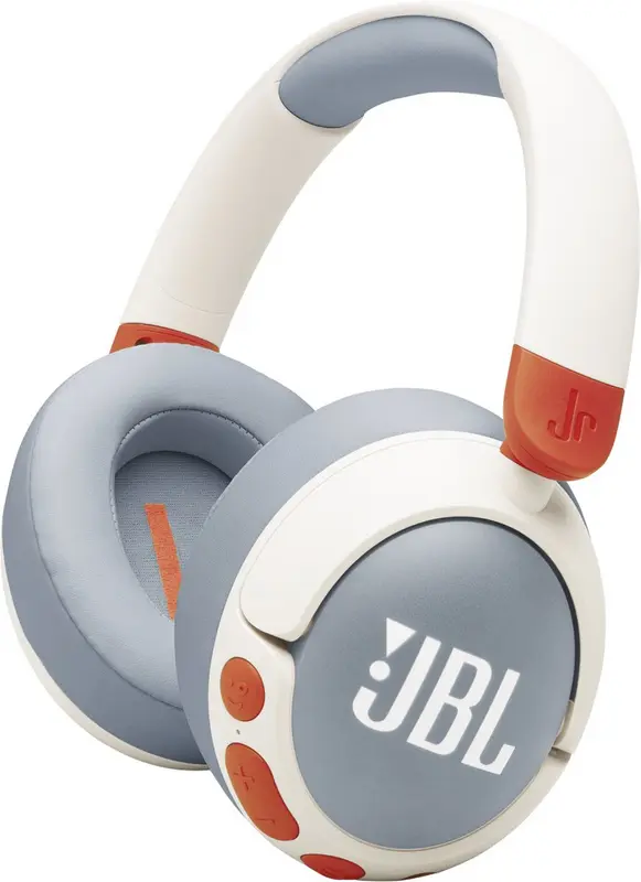 JBL Junior 470NC - Draadloze Kinderkoptelefoon - Bluetooth - Noise Cancelling - Veilig Volume <85 dB - Over-ear - 50 uur batterij - Met Microfoon - JBL Headphones-app - Voor Tablet & School - Blauw