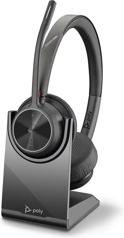 Poly Voyager 4320 Microsoft Teams met oplaadstandaard USB-A Zwart