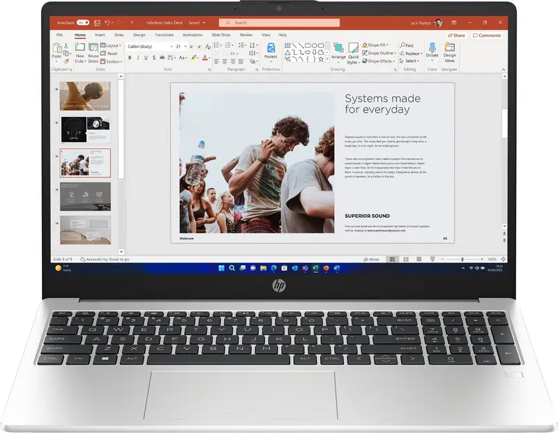 HP 250 G10 - Intel Core i7-1355U - 15,6 inch - 16 GB / 512 GB - Zilver