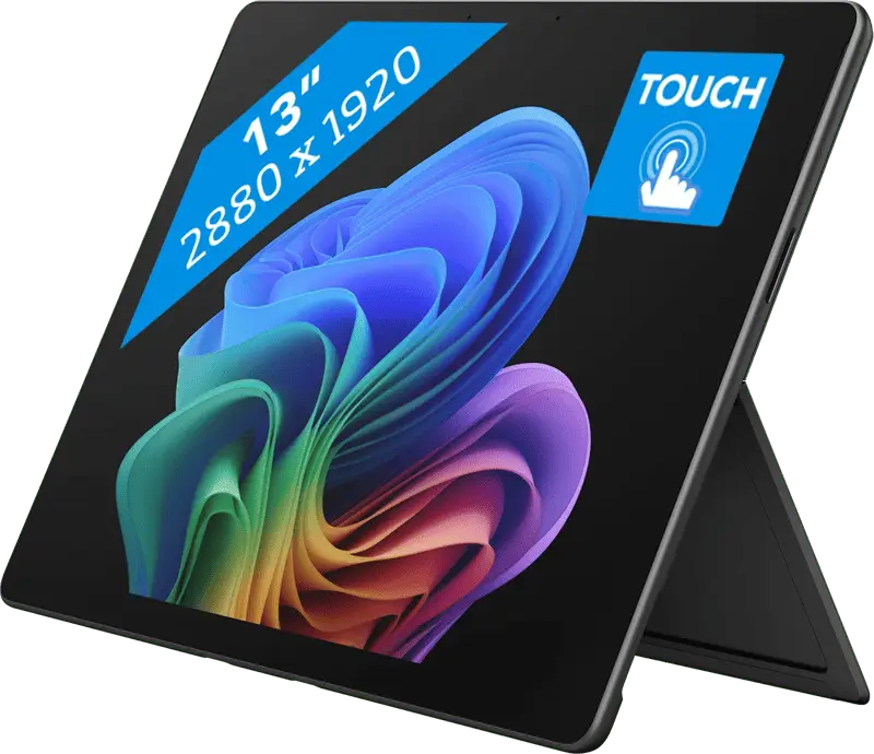 Microsoft Surface Pro 12th Gen 2026 - Qualcomm Snapdragon X2 Elite - 13 inch - 16 GB / 1 TB - Zwart