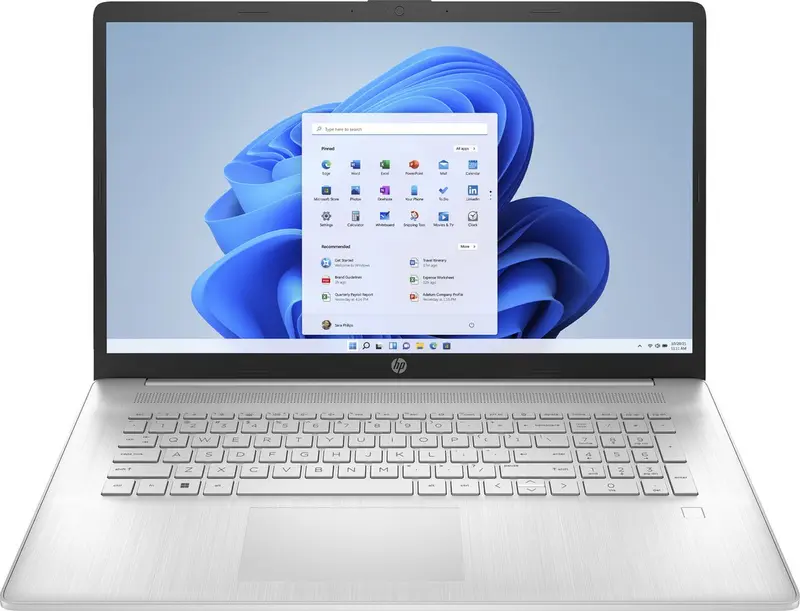 HP Laptop 17 2023 - AMD Ryzen 5 5625U - 17,3 inch - 8 GB / 512 GB - Zilver
