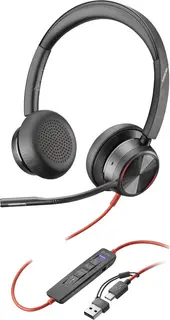 HP Poly Blackwire C8225-M – On-ear headset – Kabel – Stereo – Zwart – Noise Cancelling – Volumeregeling – Microfoon uitscha