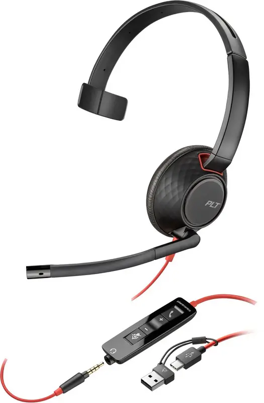 Poly Blackwire C5210 Zwart