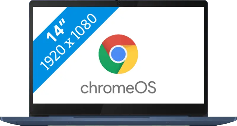 Lenovo Chromebook IdeaPad 3 2023 - MediaTek Kompanio 520 - 14 inch - 4 GB / 64 GB - Blauw