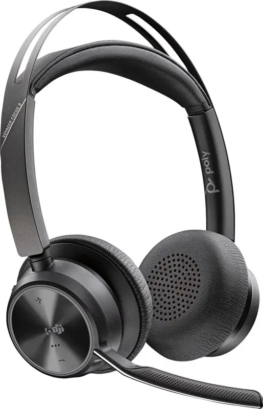 Poly Voyager Focus 2 Microsoft Teams Zwart