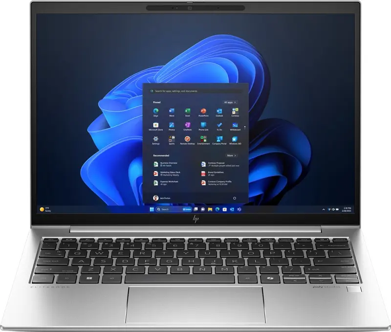 HP EliteBook 830 G11 Intel Core Ultra 5 135U Laptop 33,8 cm (13.3") WUXGA 16 GB LPDDR5x-SDRAM 512 GB SSD Wi-Fi 6E (802.11ax) Windows 11 Pro AI PC Zilver