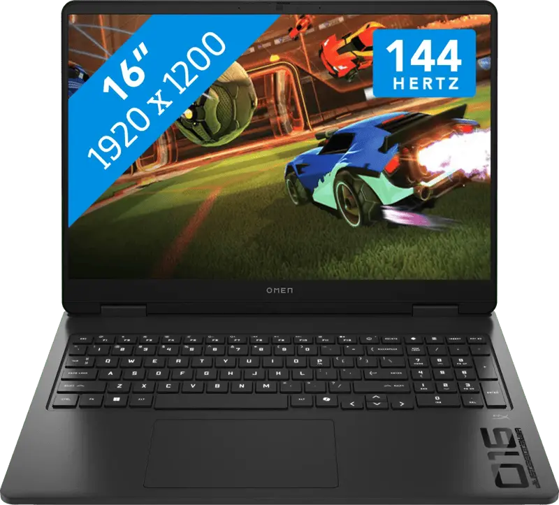 HP OMEN 2025 - Intel Core 7 240H - GeForce RTX 5050 - 16 inch - 16 GB / 1 TB - Zwart
