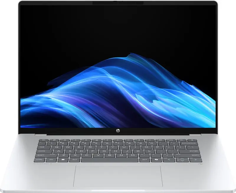 HP OmniBook 5 NGAI 16-bf0900nd Copilot+ PC Snapdragon X1-26-100 Laptop 40,6 cm (16") 2K 16 GB LPDDR5x-SDRAM 512 GB SSD Wi-Fi 6E (802.11ax) Windows 11 Home Zilver QWERTY