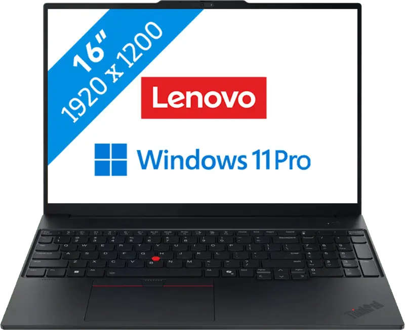 Lenovo ThinkPad E16 G3 Ial 2025 - Intel Core Ultra 7 255H - 16 inch - 32 GB / 1 TB - Zwart