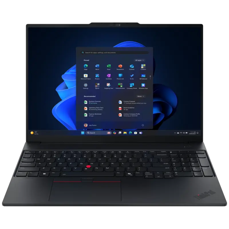 Lenovo ThinkPad E16 Gen 3 2025 - AMD Ryzen 7 250 - 16 inch - 32 GB / 1 TB - Zwart