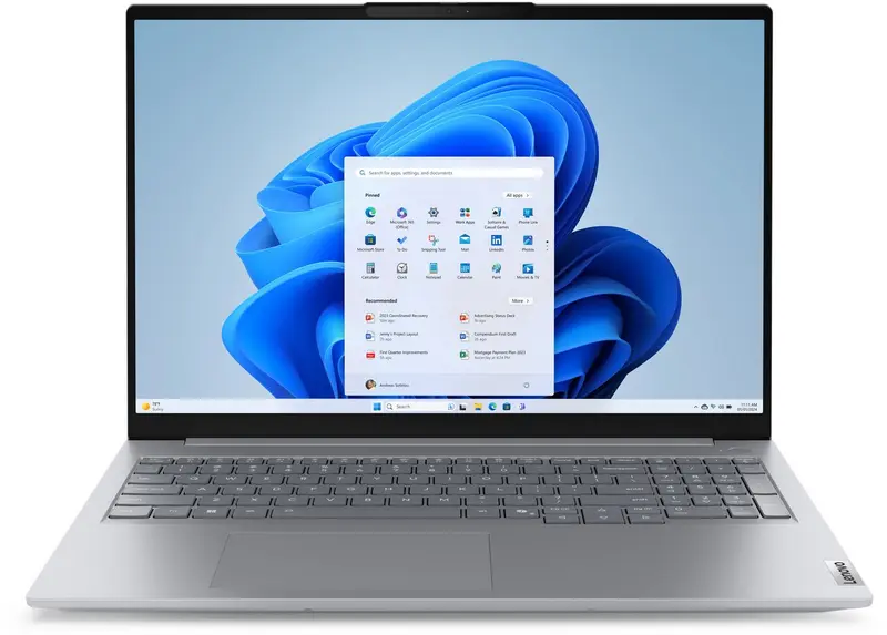 Lenovo ThinkBook 16 G8 IAL Intel Core Ultra 5 135H Laptop 40,6 cm (16") WUXGA 16 GB DDR5-SDRAM 512 GB SSD Wi-Fi 6E (802.11ax) Windows 11 Pro Grijs Engels