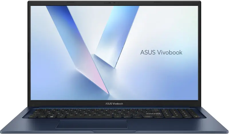 ASUS Vivobook 17 X1704VA-AU1219W Intel Core 5 120U Laptop 43,9 cm (17.3") Full HD 16 GB DDR5-SDRAM 512 GB SSD Wi-Fi 6 (802.11ax) Windows 11 Home Nederlands Blauw