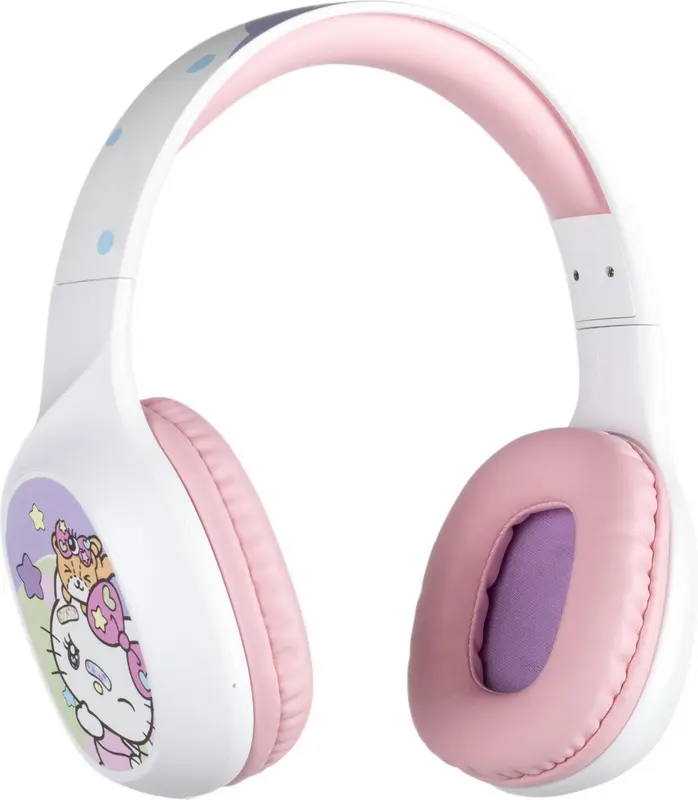 Hello Kitty - draadloze over-ear koptelefoon - 30 uur speeltijd - met microfoon