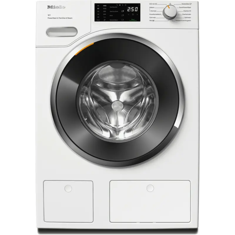 MIELE WWG 880 WCS PowerWash TwinDos - Wasmachine Voorlader - 9 kg - 1400 rpm - 72 dB - automatisch doseren