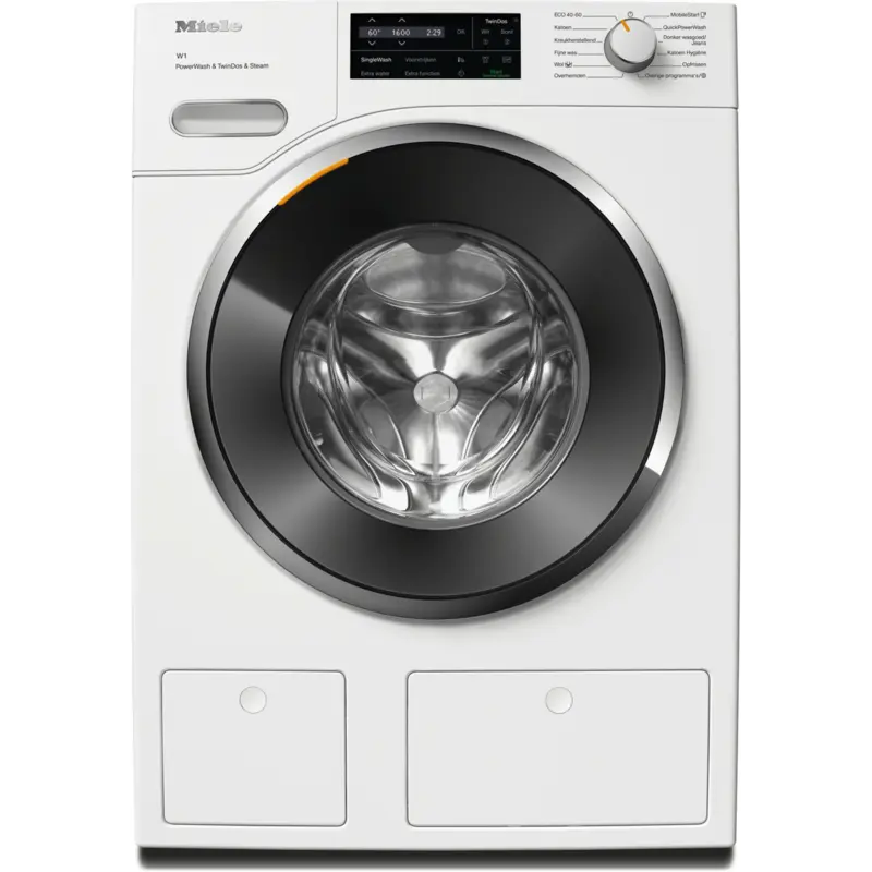 MIELE WWJ 880 WCS PowerWash TwinDos - Wasmachine Voorlader - 9 kg - 1600 rpm - 68 dB - automatisch doseren