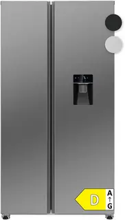 Bomann SBS 7367 - Amerikaanse Koelkast - Side-by-Side - 439 Liter - Total No Frost – Waterdispenser - Inox Look