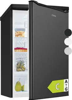 Bomann VS 7258 Koelkast zonder Vriesvak - 126 Liter - Energieklasse C - Inverter Compressor - Dark Inox Look