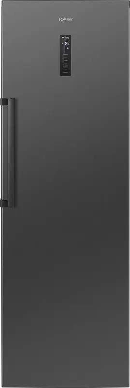 Bomann GS 7371 – Vrijstaande Vriezer – No Frost - 274 liter – Dark Inox – Energieklasse D
