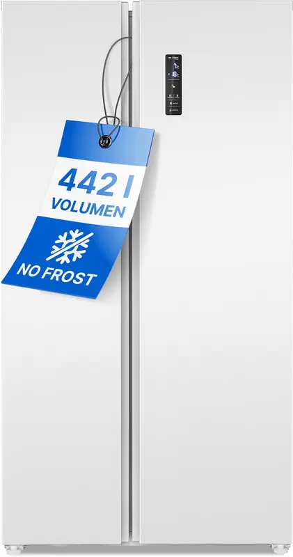 Bomann SBS 7344 - Amerikaanse Koelkast - Side-by-Side - 442 Liter - Total No Frost - Wit
