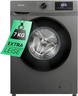 Bomann WA 7175 T Wasmachine - 7KG - 1400 toeren - 15 programma's - Stoomfunctie - Energieklasse A - 10 jaar motorgarantie