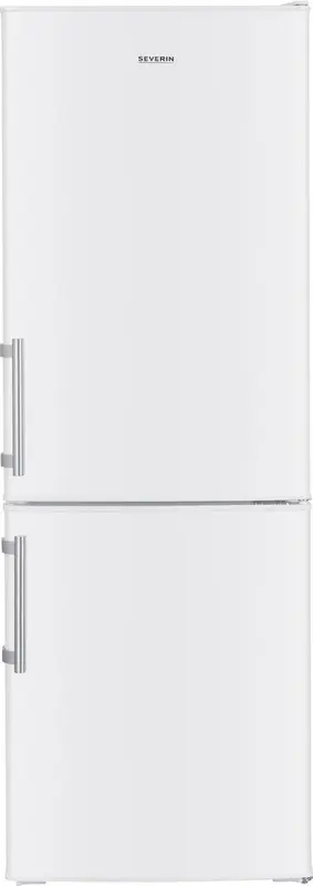 Severin DT 8770 Koel/vriescombinatie - Wit - 173 liter (151/52) - Energielabel C - Groentebox - LED verlichting - 4* vriesvak - openingsalarm - verstelbare planken - draairichting deur aanpasbaar - 142,5 x 49,5 x 56,0 cm