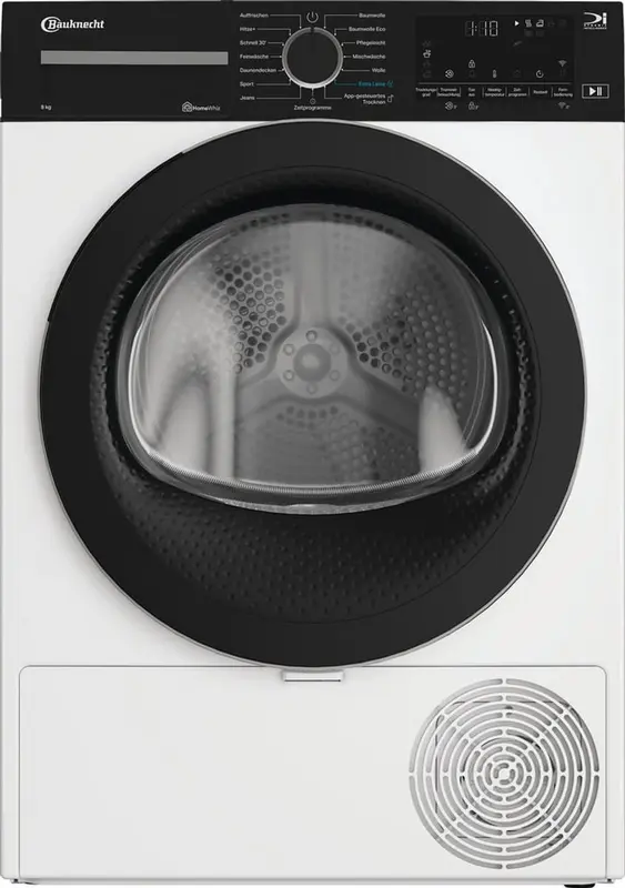 Bauknecht BT 85C WBS | Warmtepompdroger | 8 kg | Duits Display