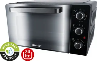 Steba KB224- Grill Bakoven met Draaispit - 24 liter inhoud - Vrijstaand - 1500 Watt - PFAS vrij - zwart