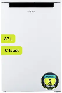 Exquisit GS81-040CW - Vriezer Tafelmodel - 5 Jaar Garantie - Energielabel C - 87 Liter - 4* Vriesgedeelte - Wit