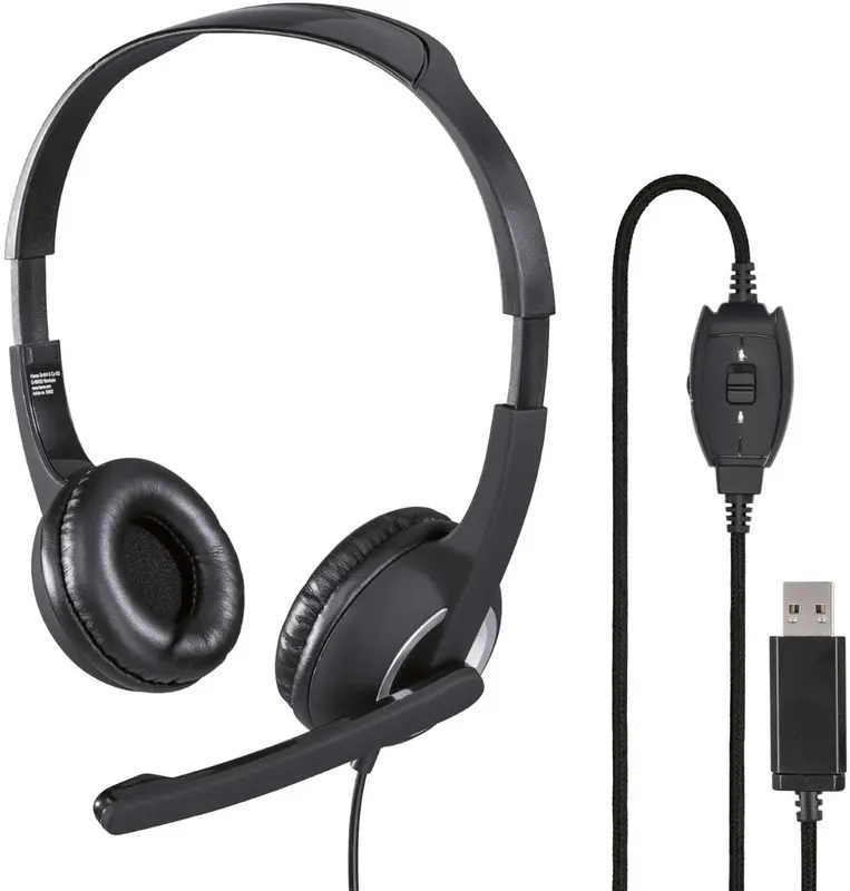 Hama HS-USB250 Zwart