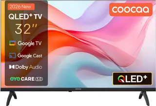 Coocaa 32CGQG41Z - 32 inch - QLED Google TV - HDR10 - Frameloos Design - Dolby Audio - WiFi & Bluetooth - Smart TV