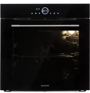 Klarstein Inbouwoven Illuminosa Smart 2800 W 11 functies app-bediening - elektrische Oven Bakoven - 73L 43 cm - voor Keuken - Timer - glas LED - Inbouw Bakoven Built-in Oven Einbau Backofen - Bakoven Inbouw