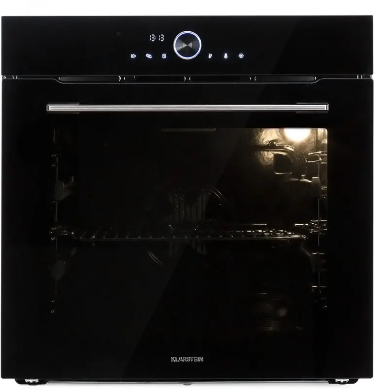 Klarstein Inbouwoven Illuminosa Smart 2800 W 11 functies app-bediening - elektrische Oven Bakoven - 73L 43 cm - voor Keuken - Timer - glas LED - Inbouw Bakoven Built-in Oven Einbau Backofen - Bakoven Inbouw