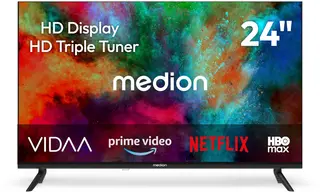 MEDION 59,8 cm (24 inch) HD-televisie (VIDAA, Smart TV, Prime Video, PVR, HD-triple-tuner, MD 824102)