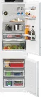 Siemens KI86NVSE0 - iQ300 - Inbouw koel-vriescombinatie - 177.2 cm x 54.1 cm - Sleepdeur - noFrost: nooit meer je vriezer ontdooien - hyperFresh: de extra ruime vershoudlade voor groente en fruit - Led verlichting