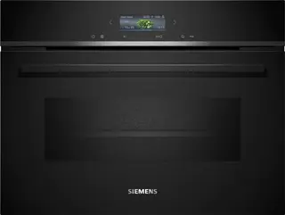 Siemens iQ700 CM724G1B1 Compacte Combi Oven met Magnetron 45 cm – TFT Display – Home Connect WiFi – 45L – Zwart