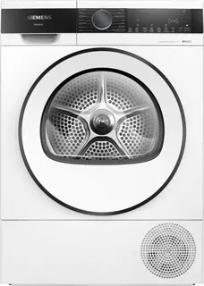 Siemens WQ35G2DMFG - iQ500 - Warmtepompdroger - 8 kg - Zeer stil - Blijvend energiezuinig met de zelfreinigende condensor - NL/FR Display