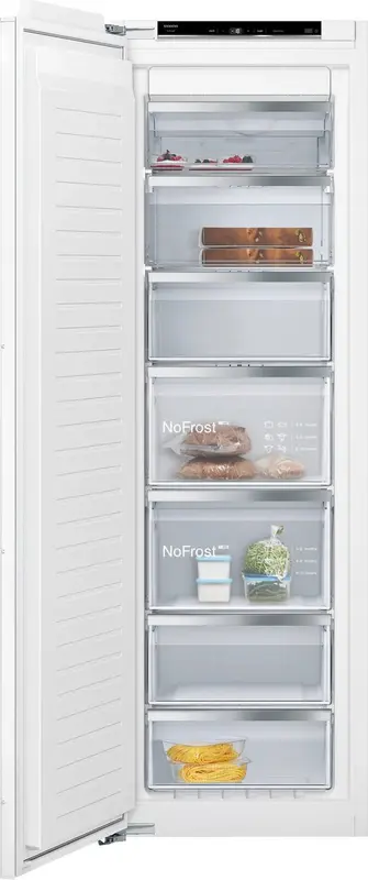 Siemens GI81NACE0 - Inbouw Vriezer - 212 liter - 5 vrieslades - deur-op-deur systeem