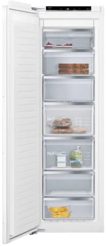 Siemens GI81NVEE0 - iQ300 - Inbouwvriezer - 177.2 x 55.8 cm - noFrost - varioZone