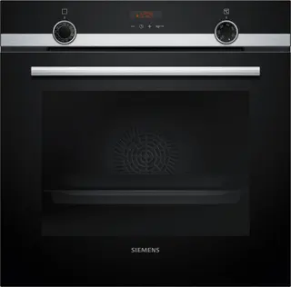 Siemens HQ574AER3 - iQ300 - Inbouwoven - Toegevoegde stoom - Eenvoudig te reinigen: pyrolyse + hydrolyse - 71 l - RVS