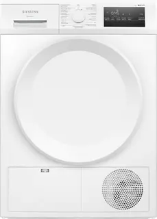Siemens WT43H00AFG - iQ300 - Warmtepompdroger - 8 kg - Stil 65 dB - NL/FR Display - autoDry: Zacht en zorgvuldig drogen om je kleding te beschermen