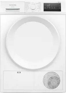 Siemens WT43H00SNL - iQ300 - Wasdroger - Warmtepompdroger - 8 kg - AutoDry technologie beschermt kleding - Outdoor-programma: veilig drogen van waterafstotende kleding en buitenkleding