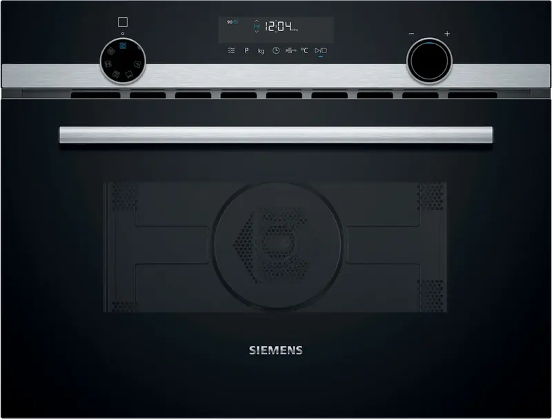 Siemens CM585AGS1 - iQ500 - Inbouwcombimatron - 60x45 cm - 44 l - Zwart - Eenvoudig te reinigen: Hydrolyse