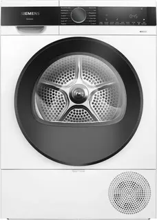 Siemens iQ500 WQ33G2D41 - Vrijstaand - Voorbelading - Warmtepomp - Wit - Knoppen - Rechts - DE display