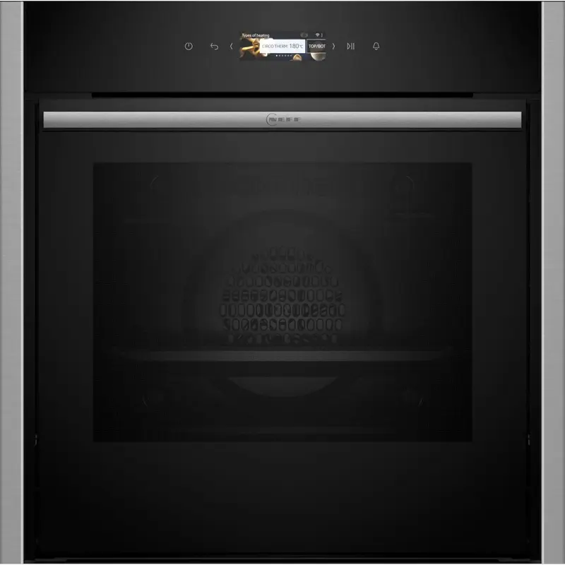geïntegreerde multifunctionele oven 71l 60cm met zwarte pyrolyse - neff - b54cr71n0