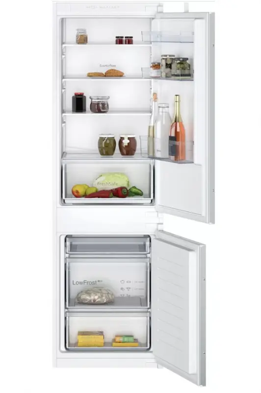 Neff KI5861SE0 - Inbouw koelvriescombinatie - 178 cm