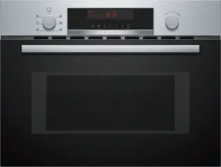 Bosch CMA583MS0 - Serie 4 - Inbouw Combi-magnetron - 60 x 45 cm - Hetelucht: perfecte resultaten dankzij een optimale warmteverdeling - RVS - LCD display