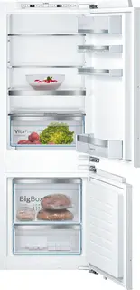 Bosch KIS77AFE0 - Serie 6 - Inbouw Koel-vriescombinatie - 157.8 x 55.8 cm - Stil - Groente en fruit langer vers door VitaFresh - Led verlichting