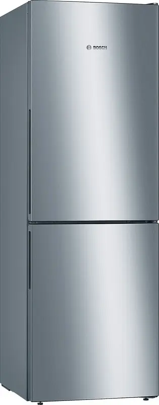 Bosch KGV33VLEA - Serie 4 - Koelkast - Koel-vriescombinatie - 176 cm - Energielabel E - Houd je versproducten langer vers met VitaFresh lade - Stil - Led verlichting RVS
