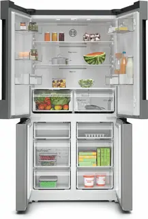 Bosch KFN96VPEA - Serie 4 - Amerikaanse koelkast - 4 French Door - Extra breed - RVS - VitaFresh XXL - Total No Frost