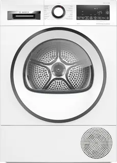 Bosch WQG235DEFG Serie 6 - Wasdroger - Warmtepompdroger - Zeer stil - Blijvend energiezuinig door Zelfreinigende condensor - Droogt zoals jij wilt met Auto Dry -NL/FR display